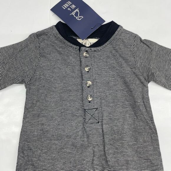 NWT Me & Henry 12/18M Niota Henley Romper - Picture 4 of 5